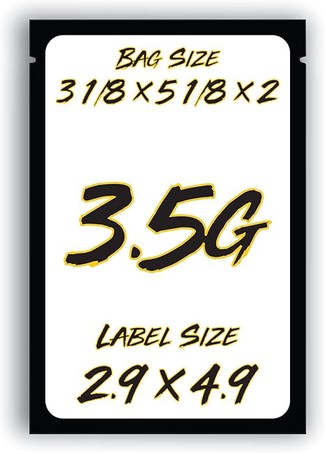 Print Custom Mylar Bags Sticker