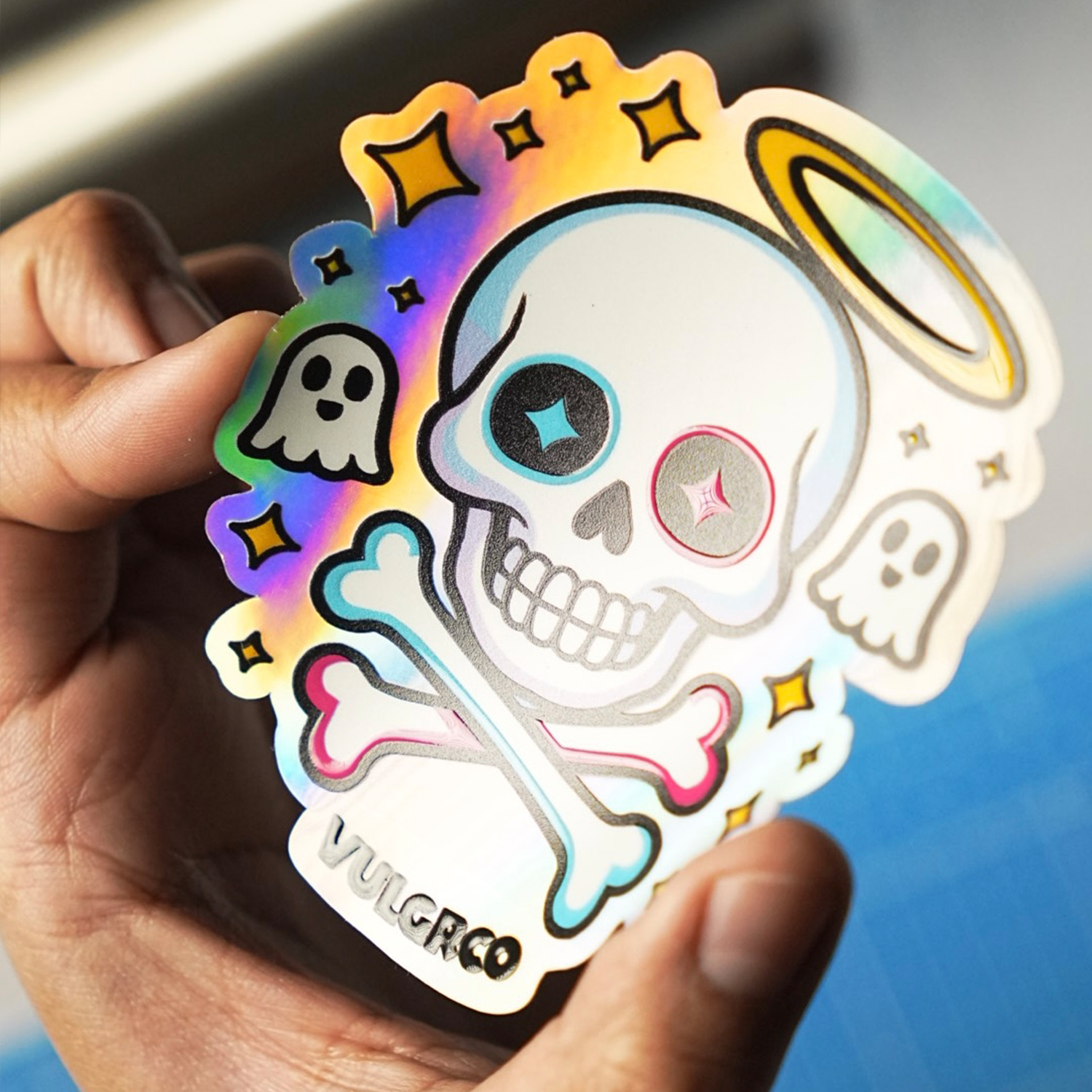 Print Custom Embossed Stickers