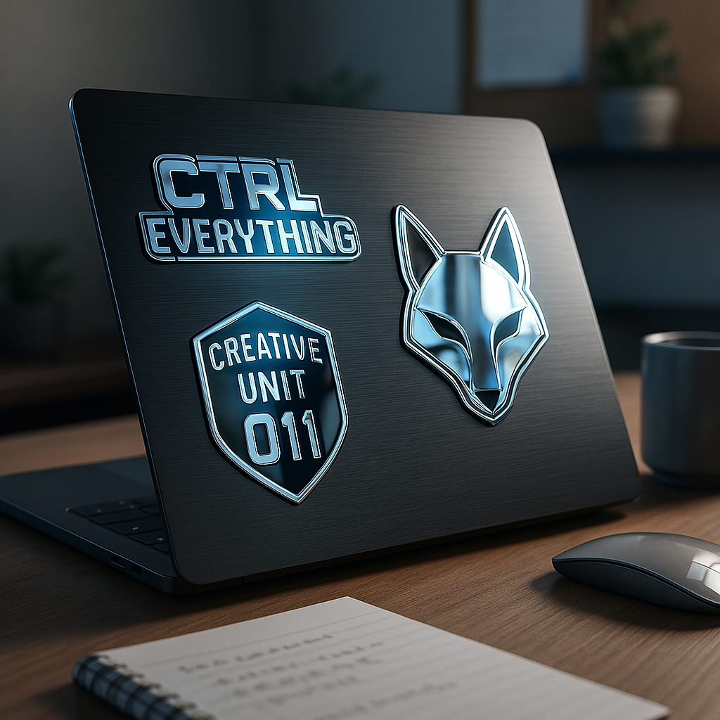 Chrome/Mirror Stickers