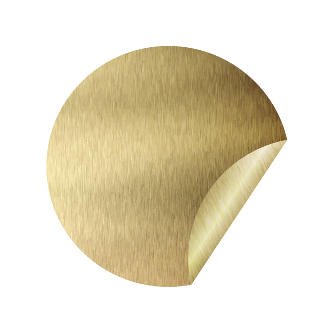 Gold Brushed Stickers
