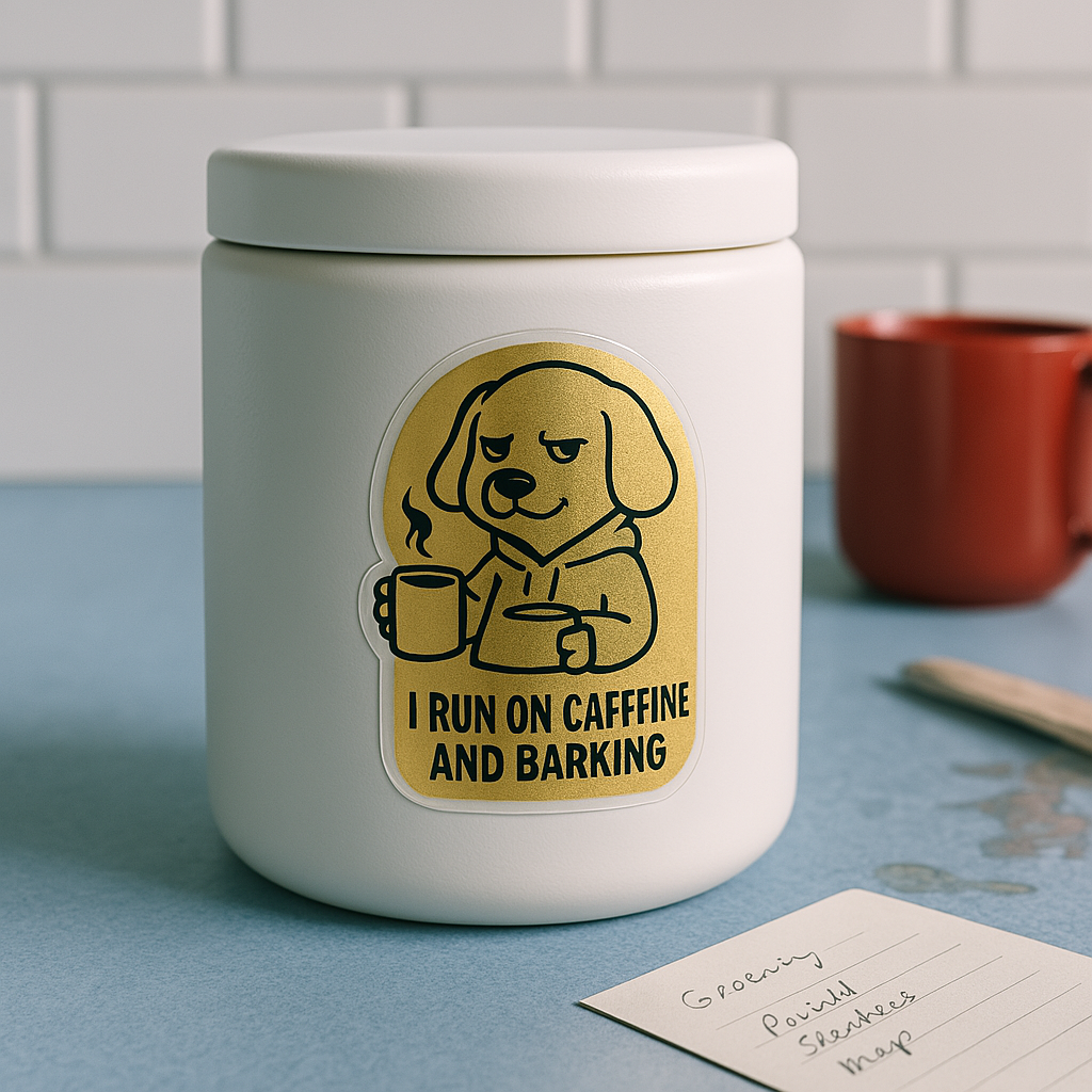 Gold Brushed Stickers