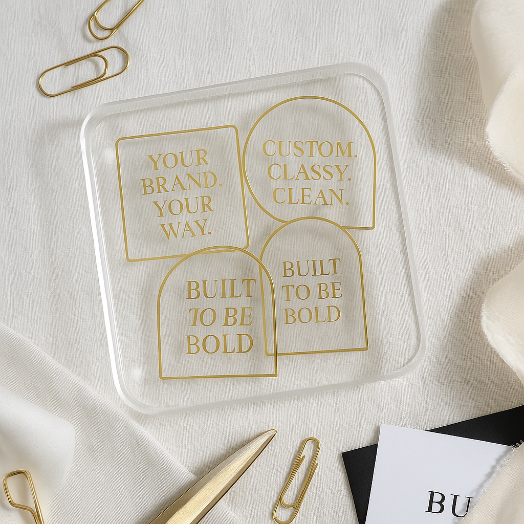 Gold Mirror Stickers