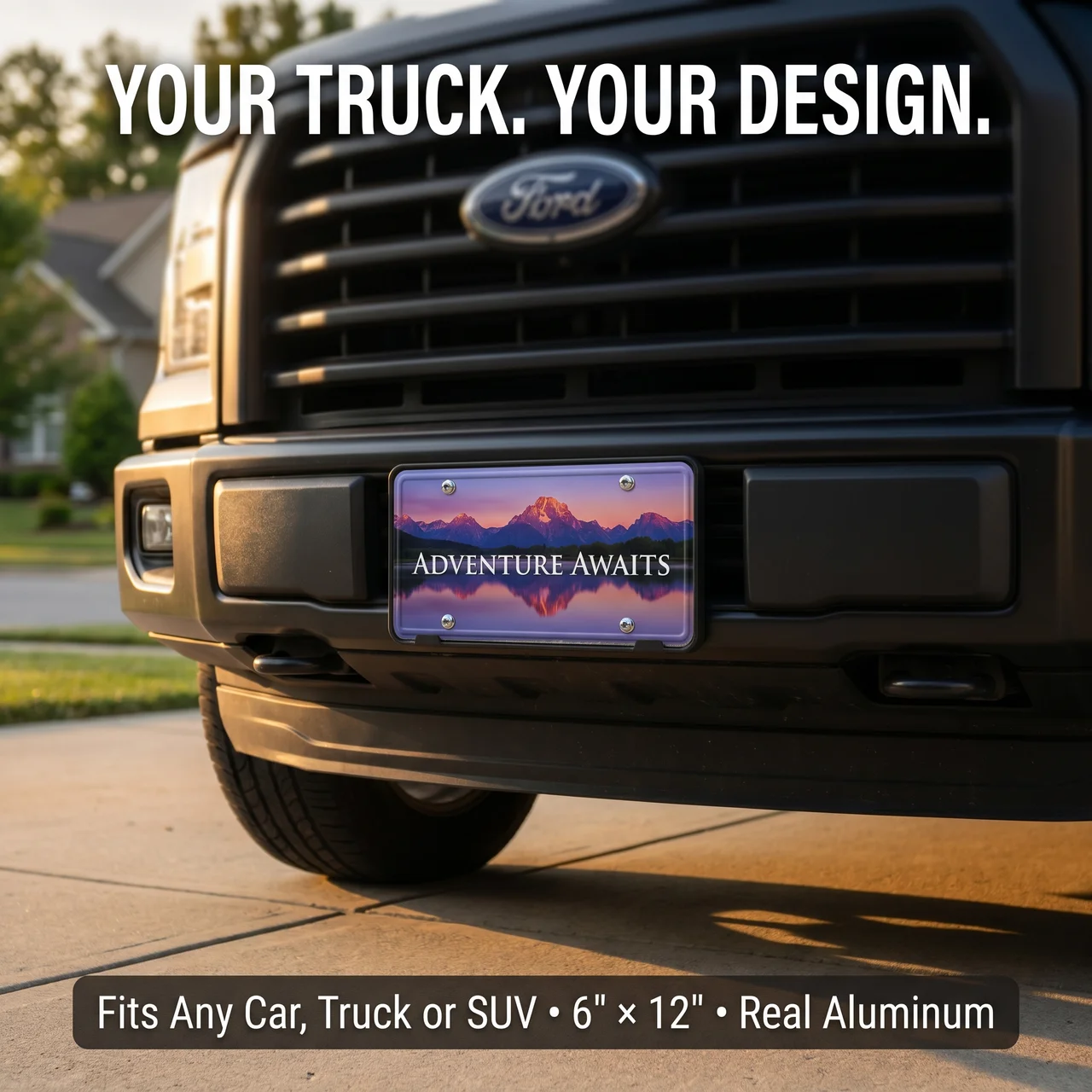 Print Custom License Plate
