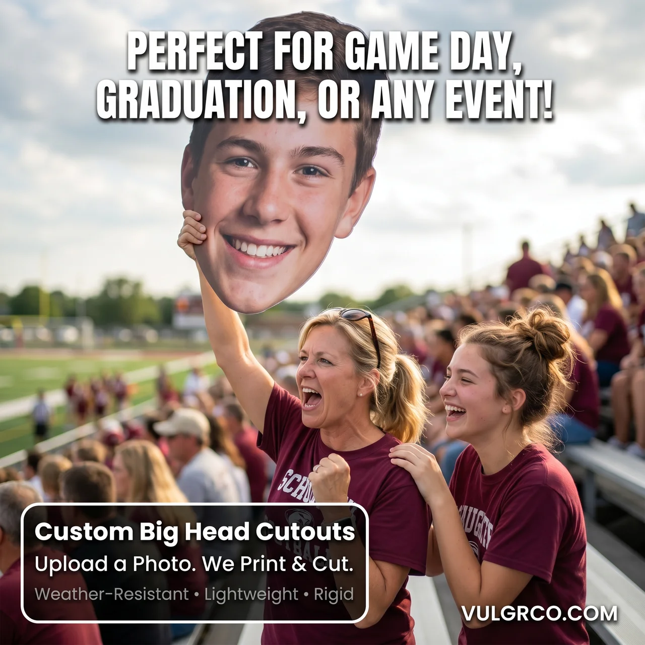 Custom Fun Face Big Head Cutouts