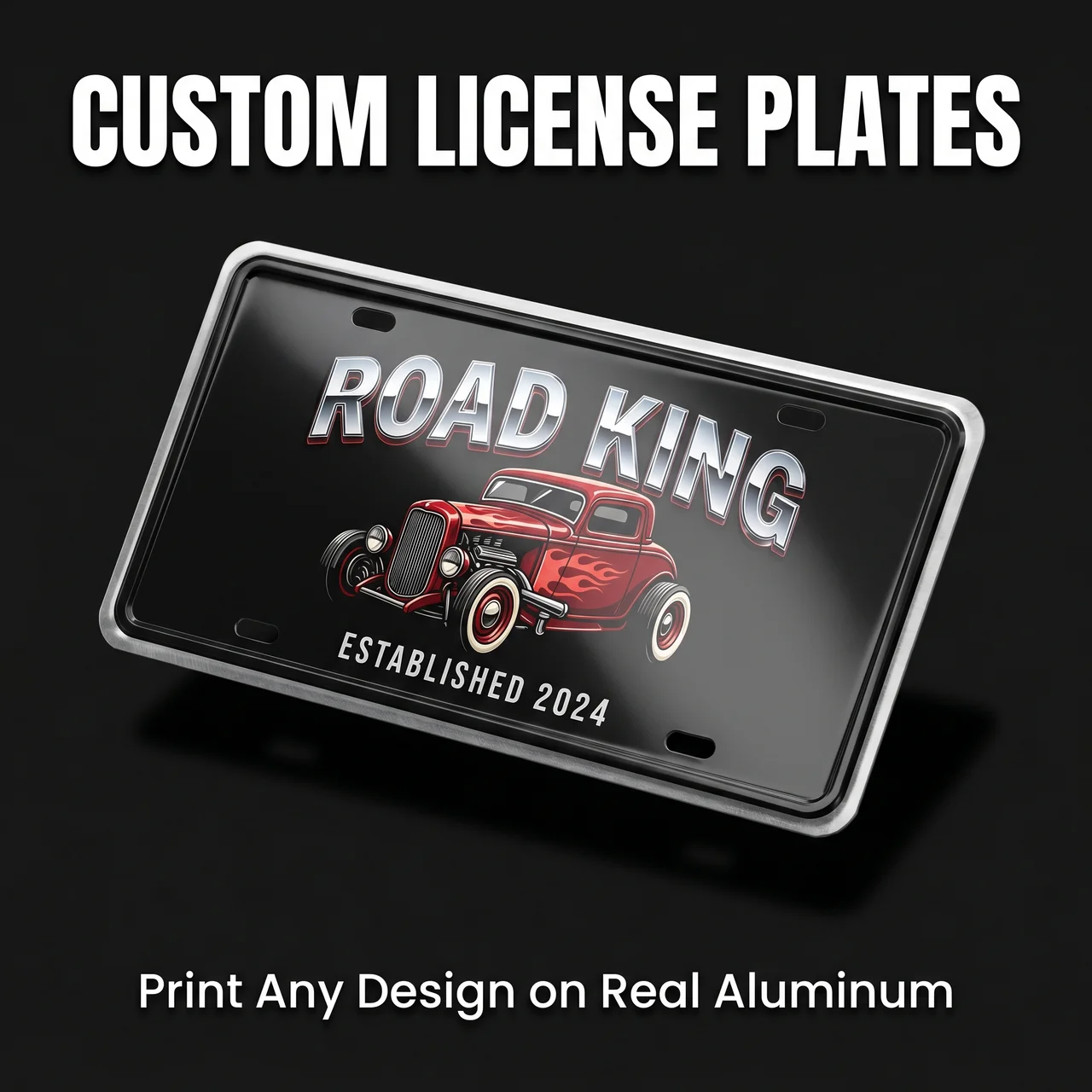 Print Custom License Plate