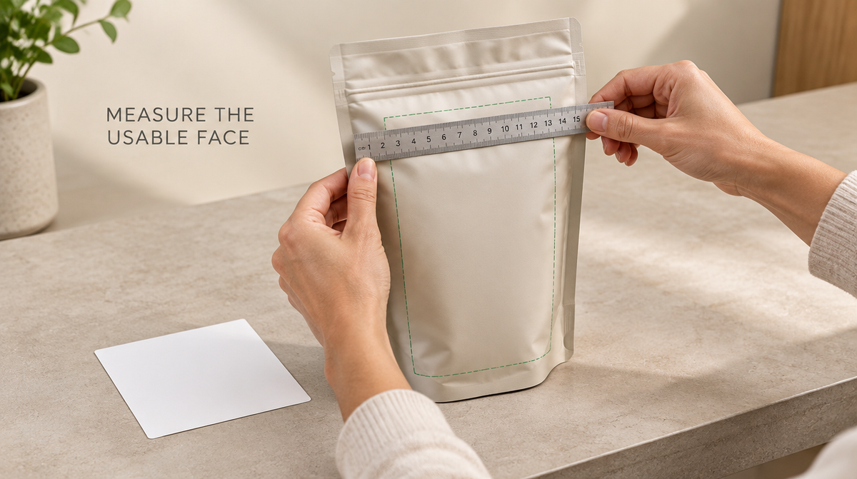 How to Measure Mylar Bags for Custom Labels