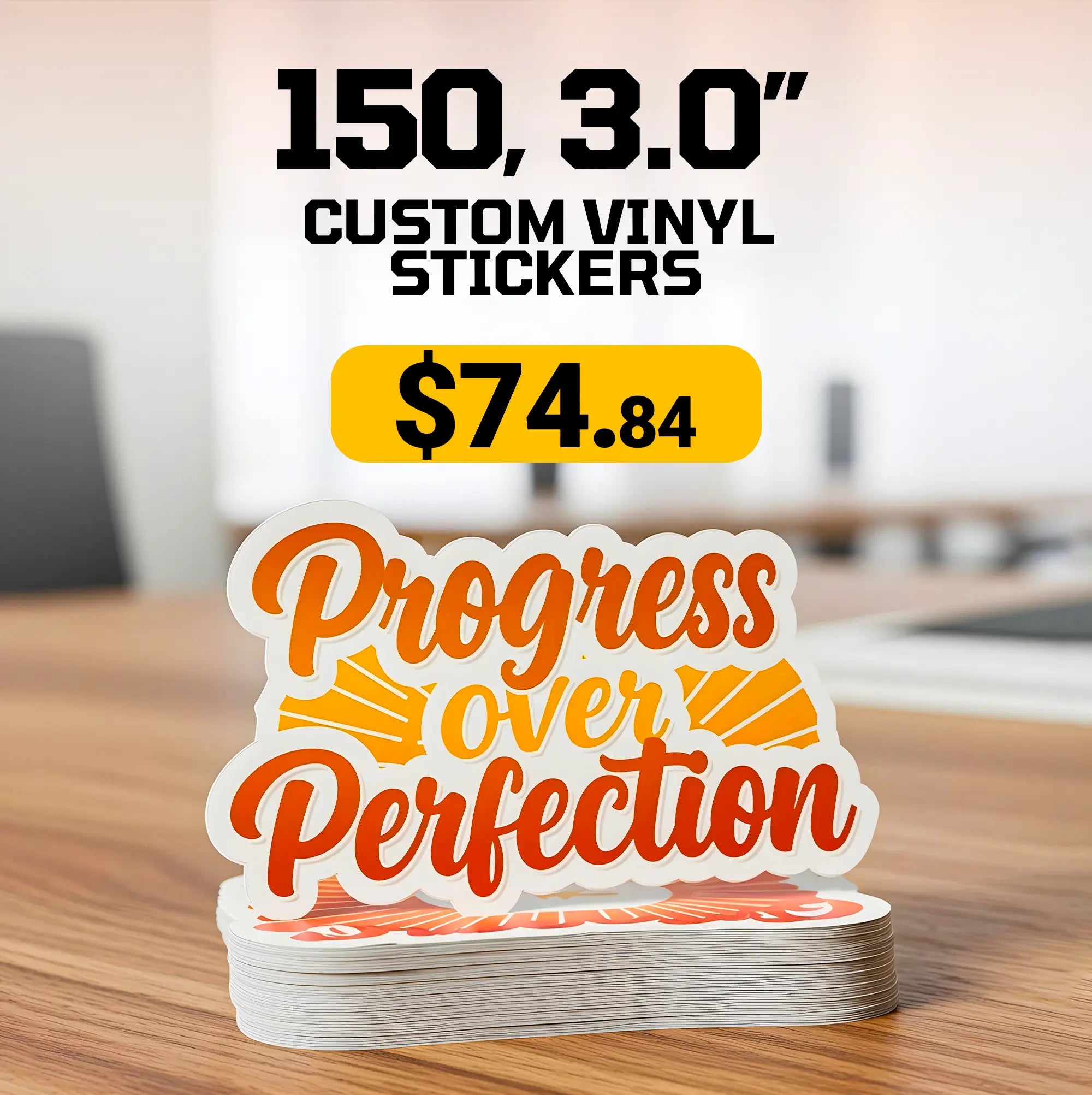 150 3.0" Custom Vinyl Stickers