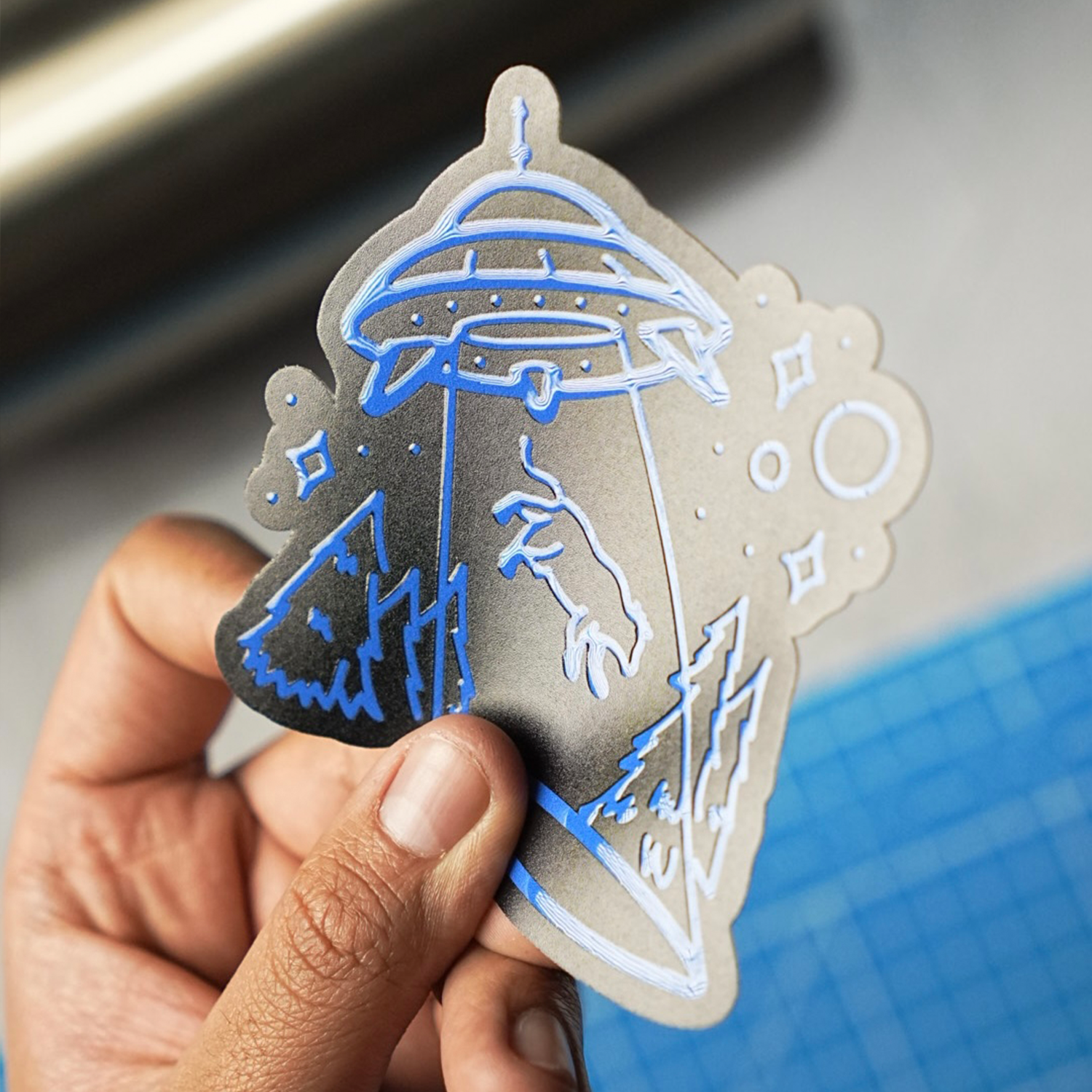 Print Custom Embossed Stickers