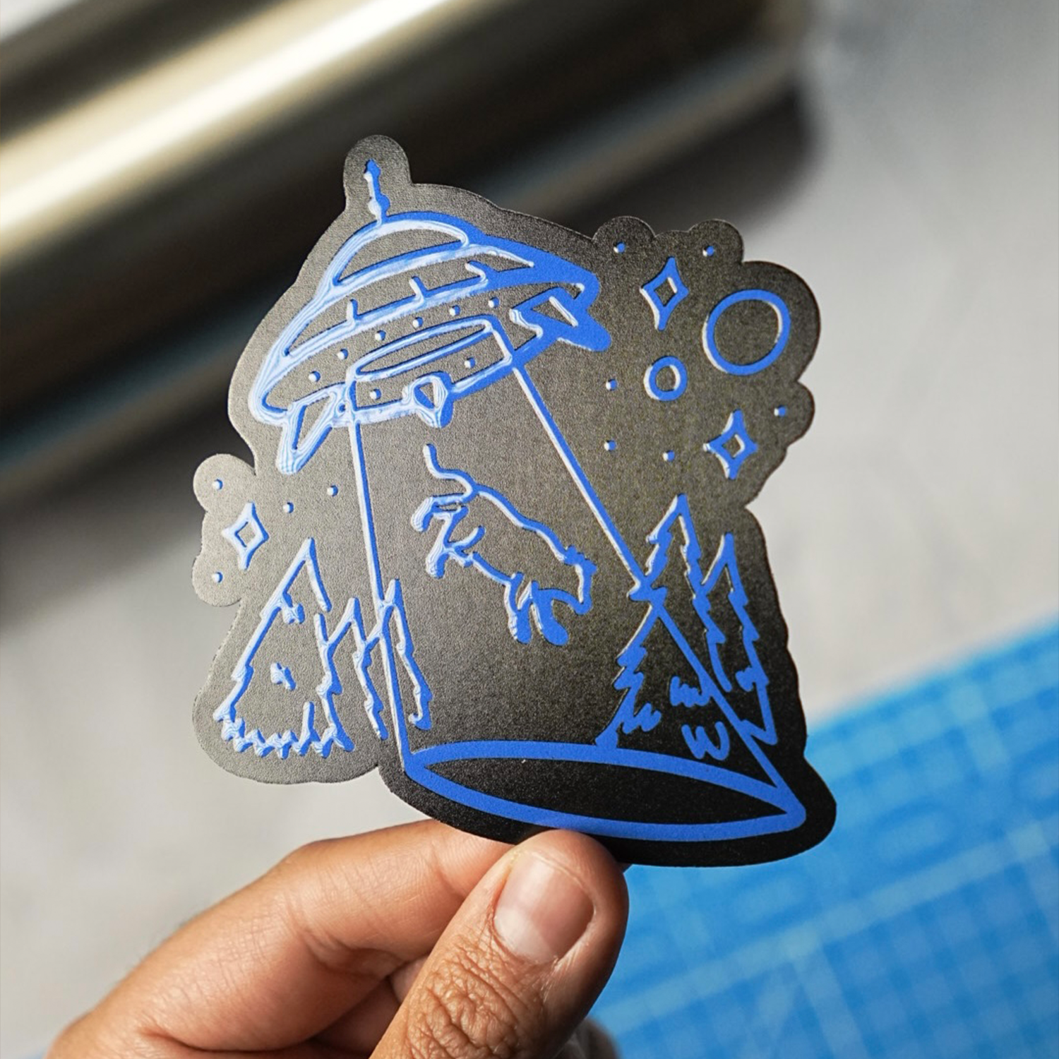 Print Custom Embossed Stickers
