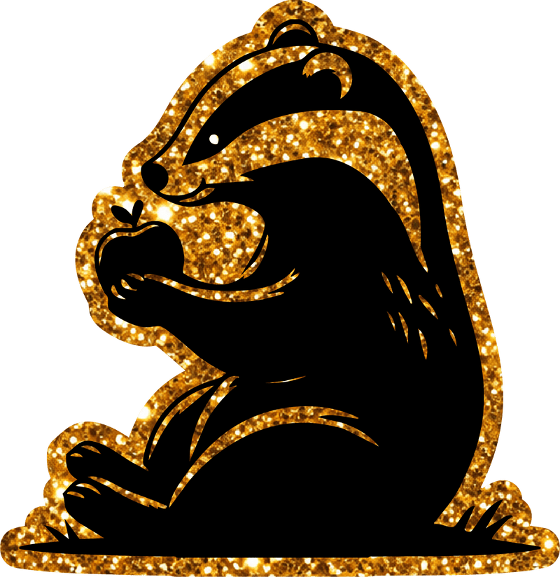 Glitter Gold Stickers