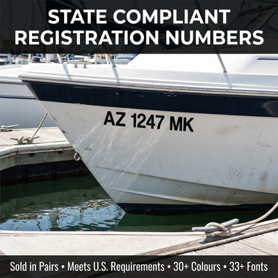 Custom Boat Registration Numbers