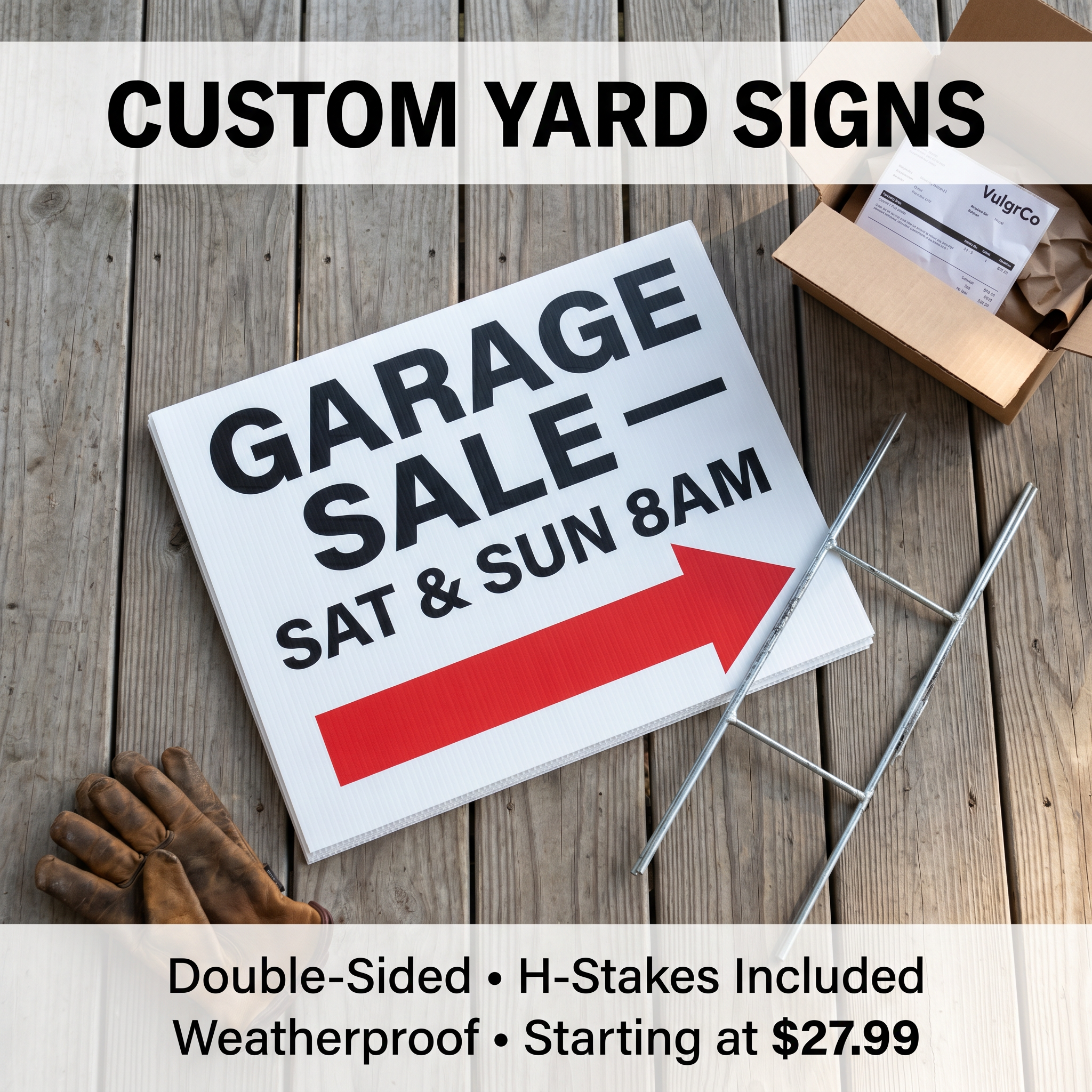 Custom Yard Sign