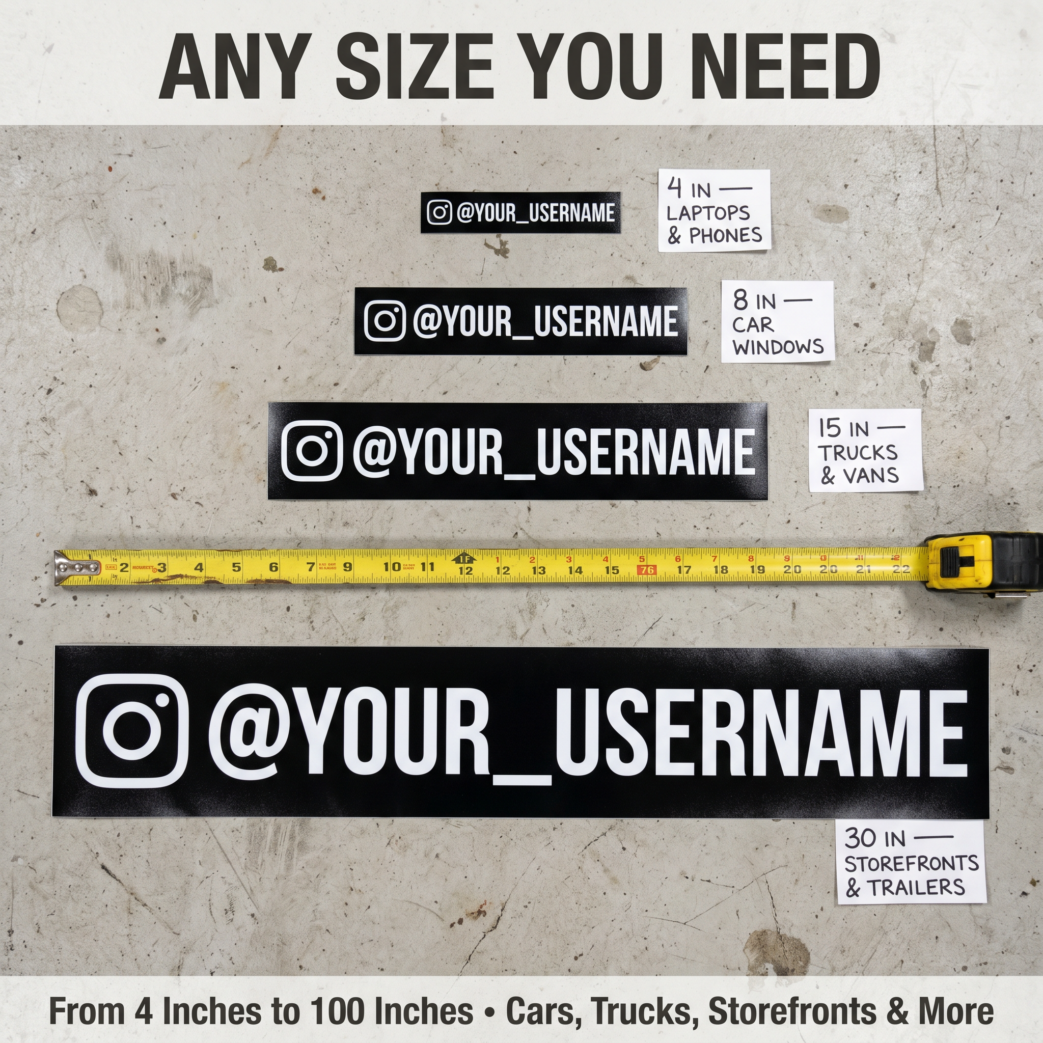 Custom Social Media Stickers