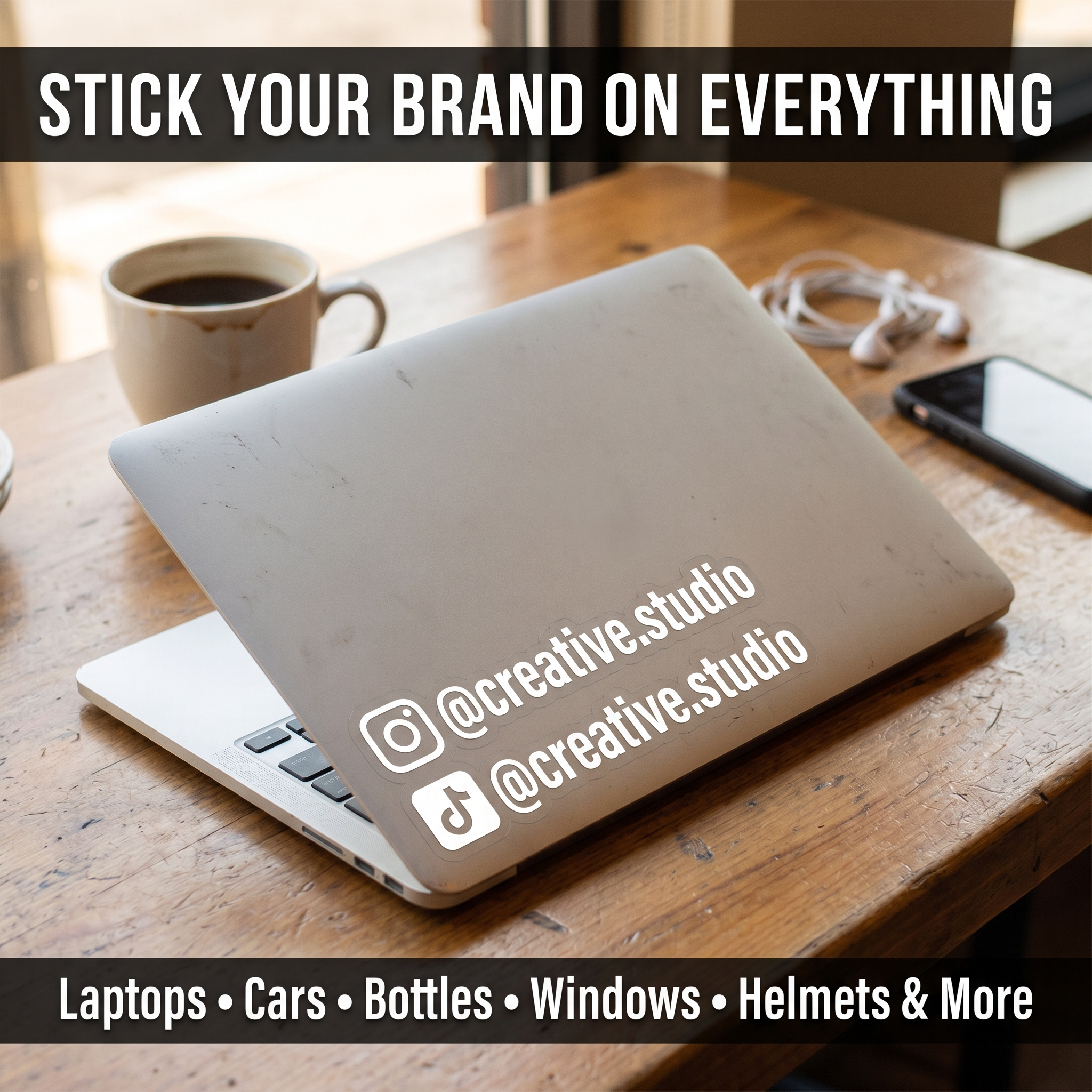Custom Social Media Stickers