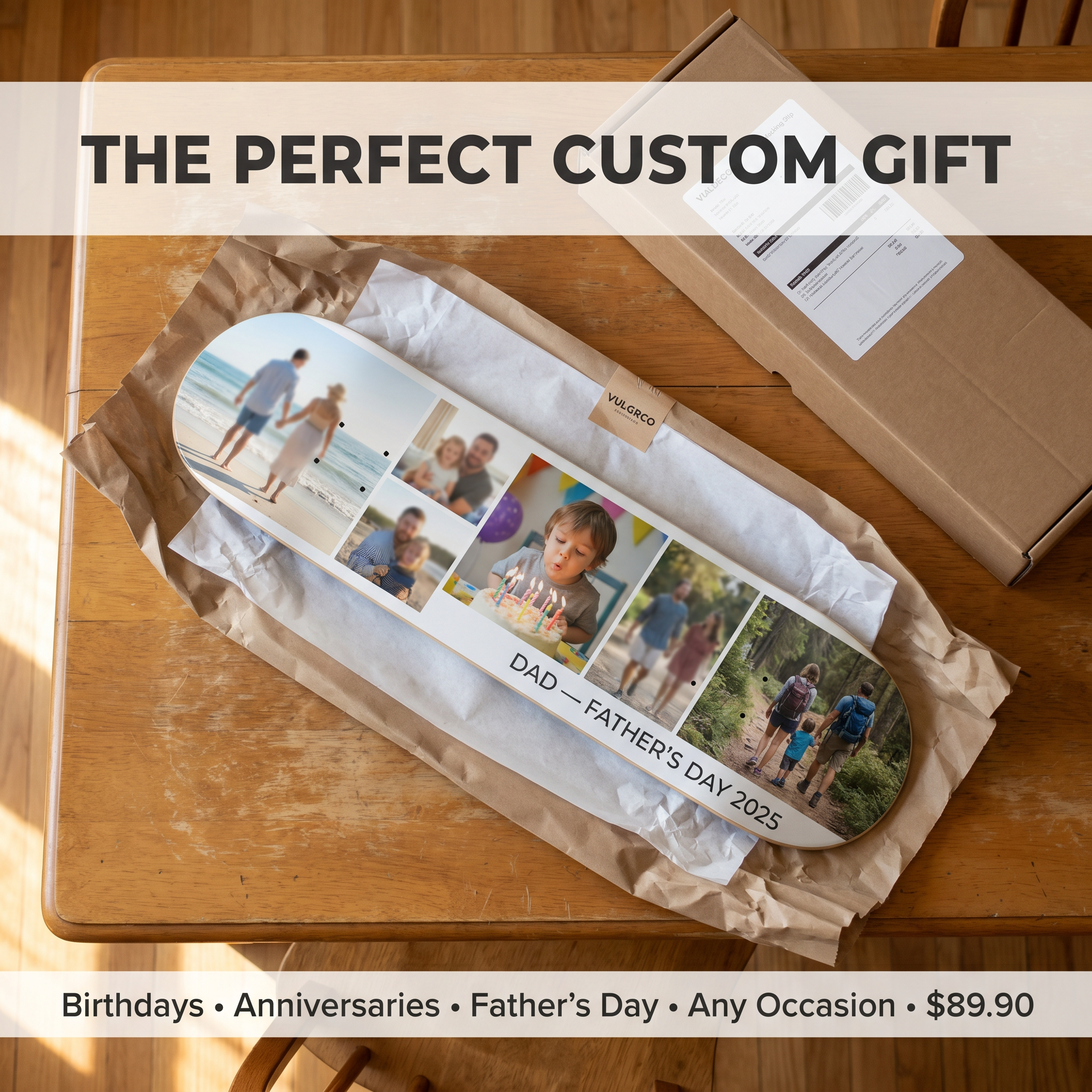 Custom Personalize Your Own Skateboard 31" X 8"