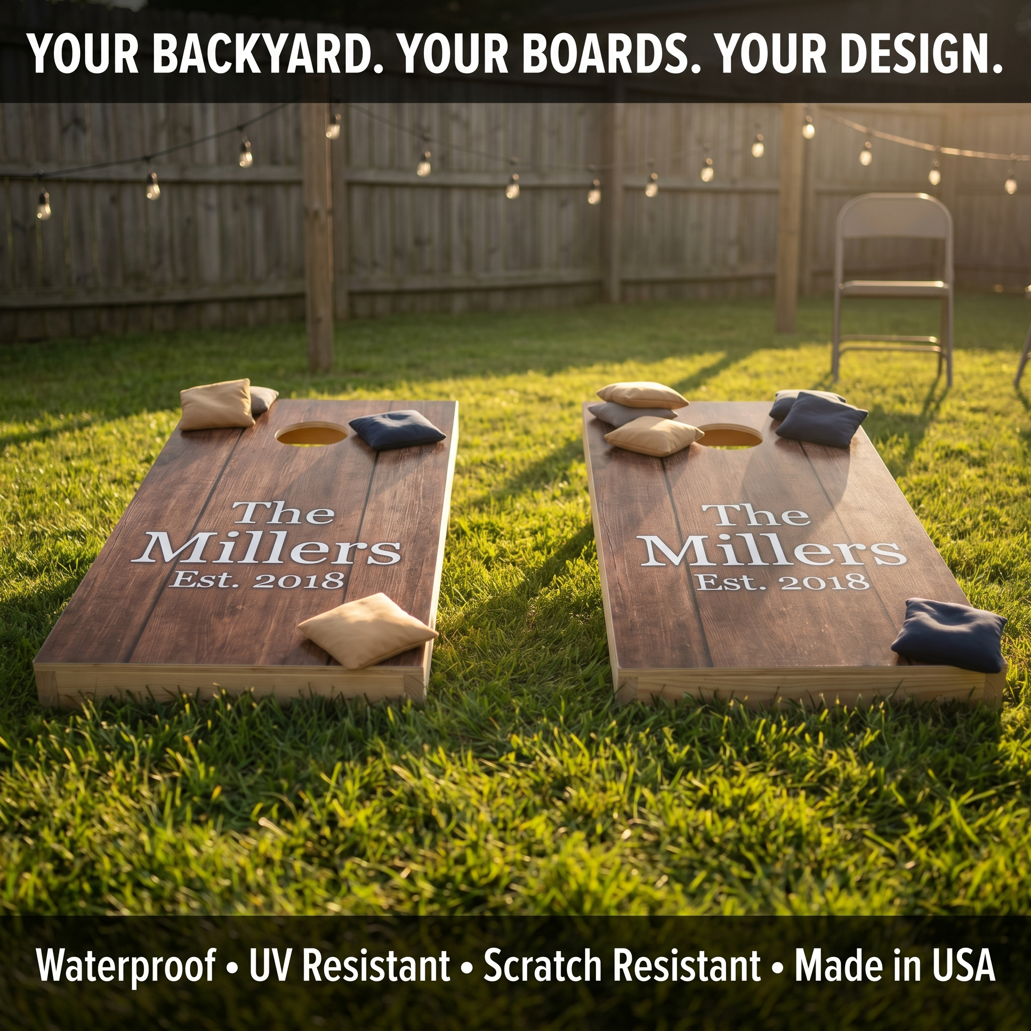 Custom Cornhole Board