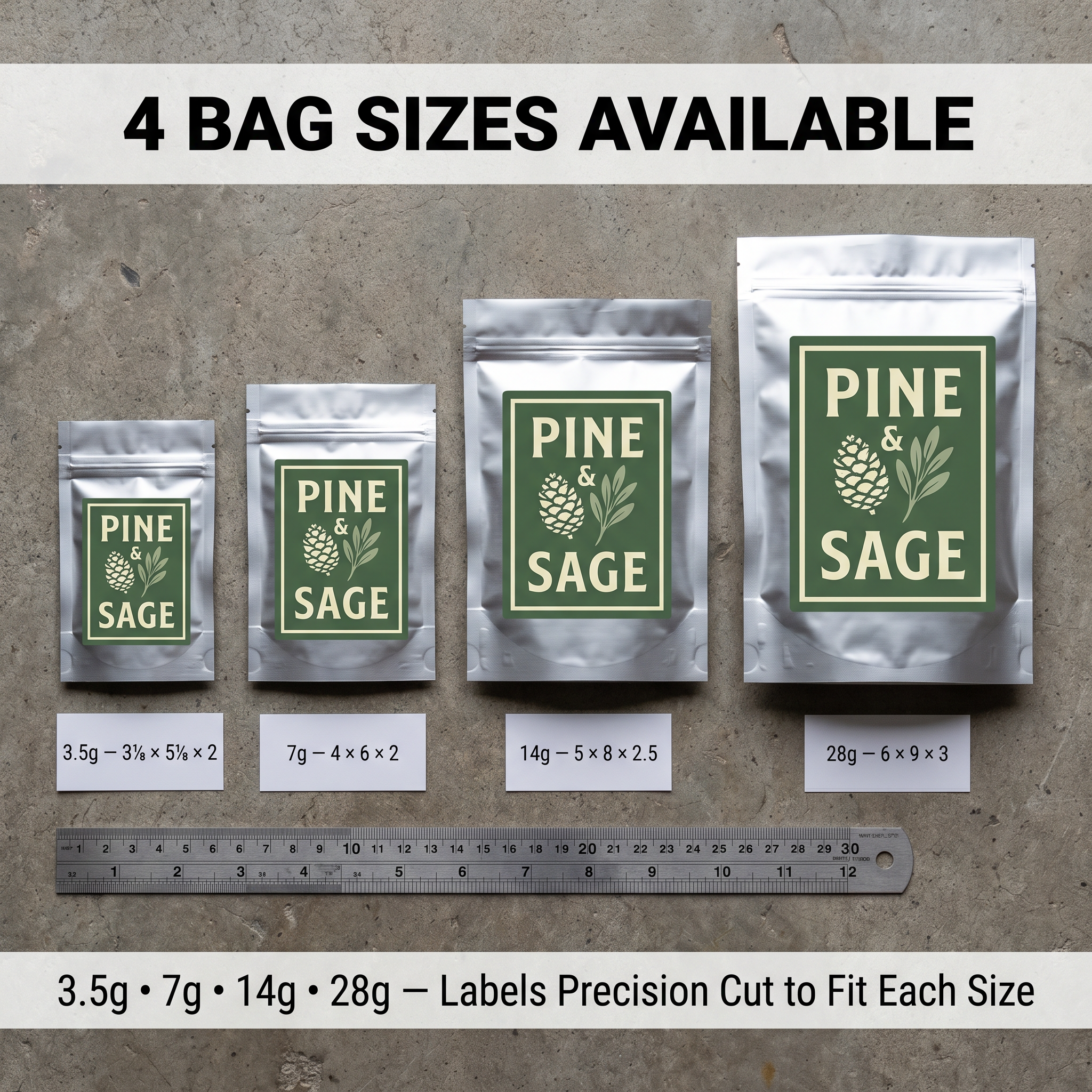 Custom Mylar Bags Sticker