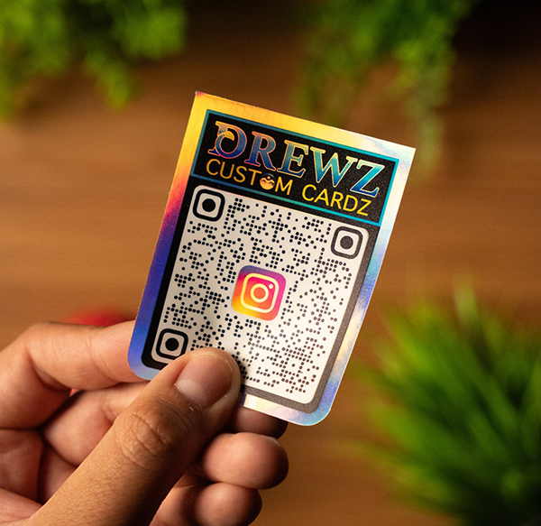 Custom QR Code Logo Stickers