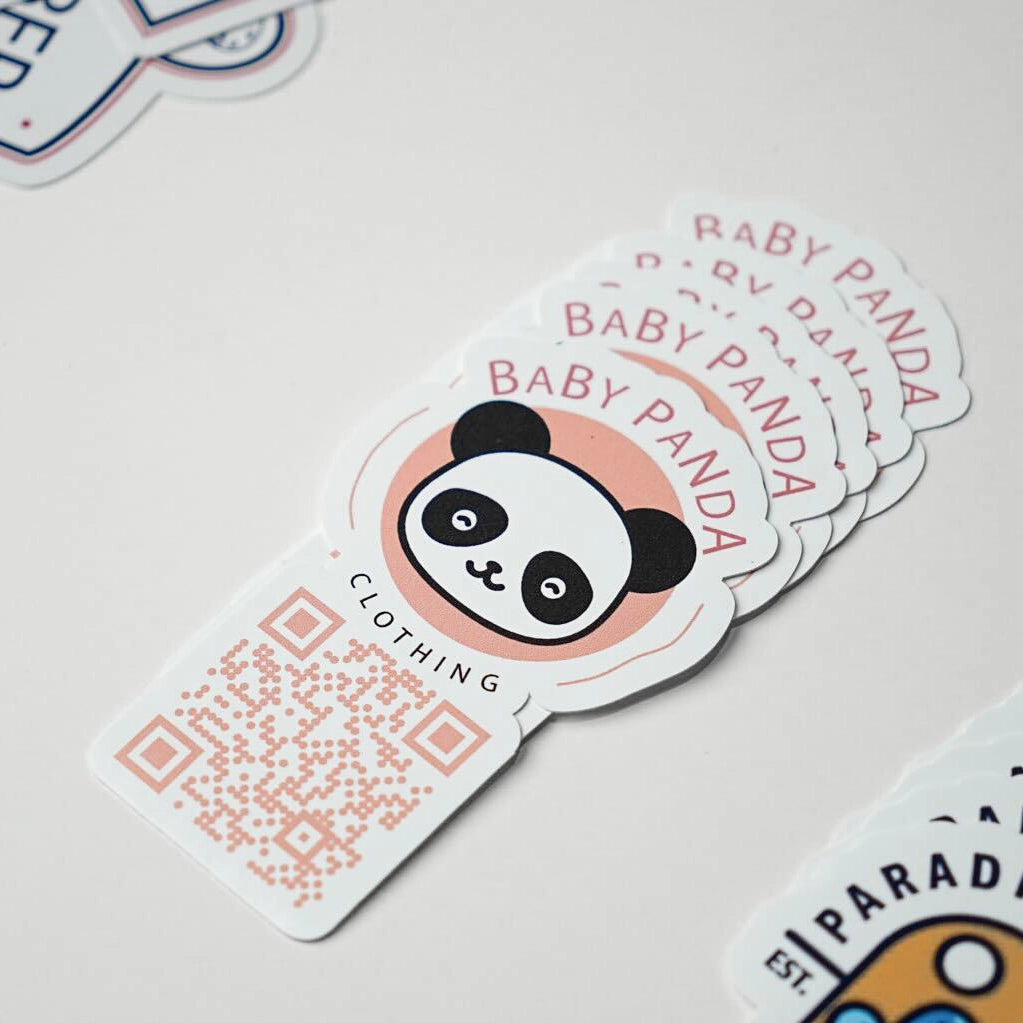 Custom QR Code Logo Stickers
