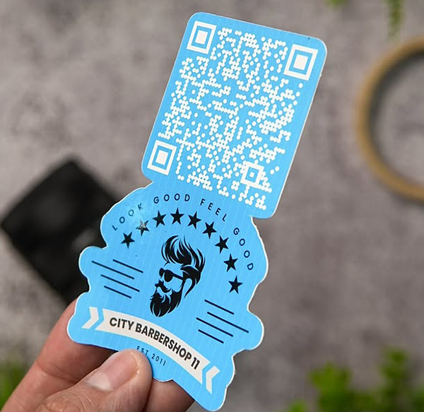Custom QR Code Logo Stickers