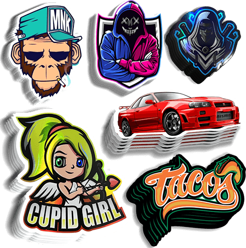 Holographic Stickers - Custom Stickers - Make Custom Stickers Your Way