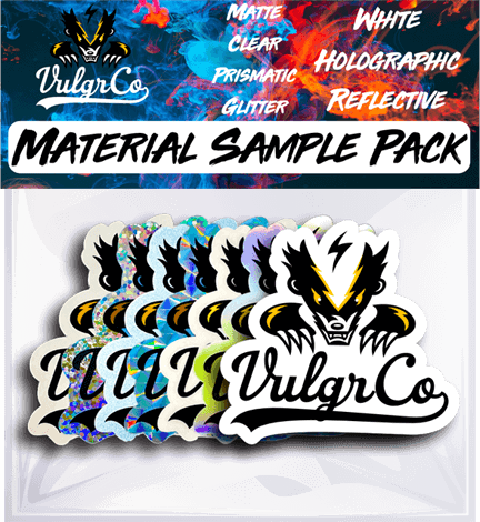 Clear Mylar Design Matte Vinyl Sticker Paper with Transparent