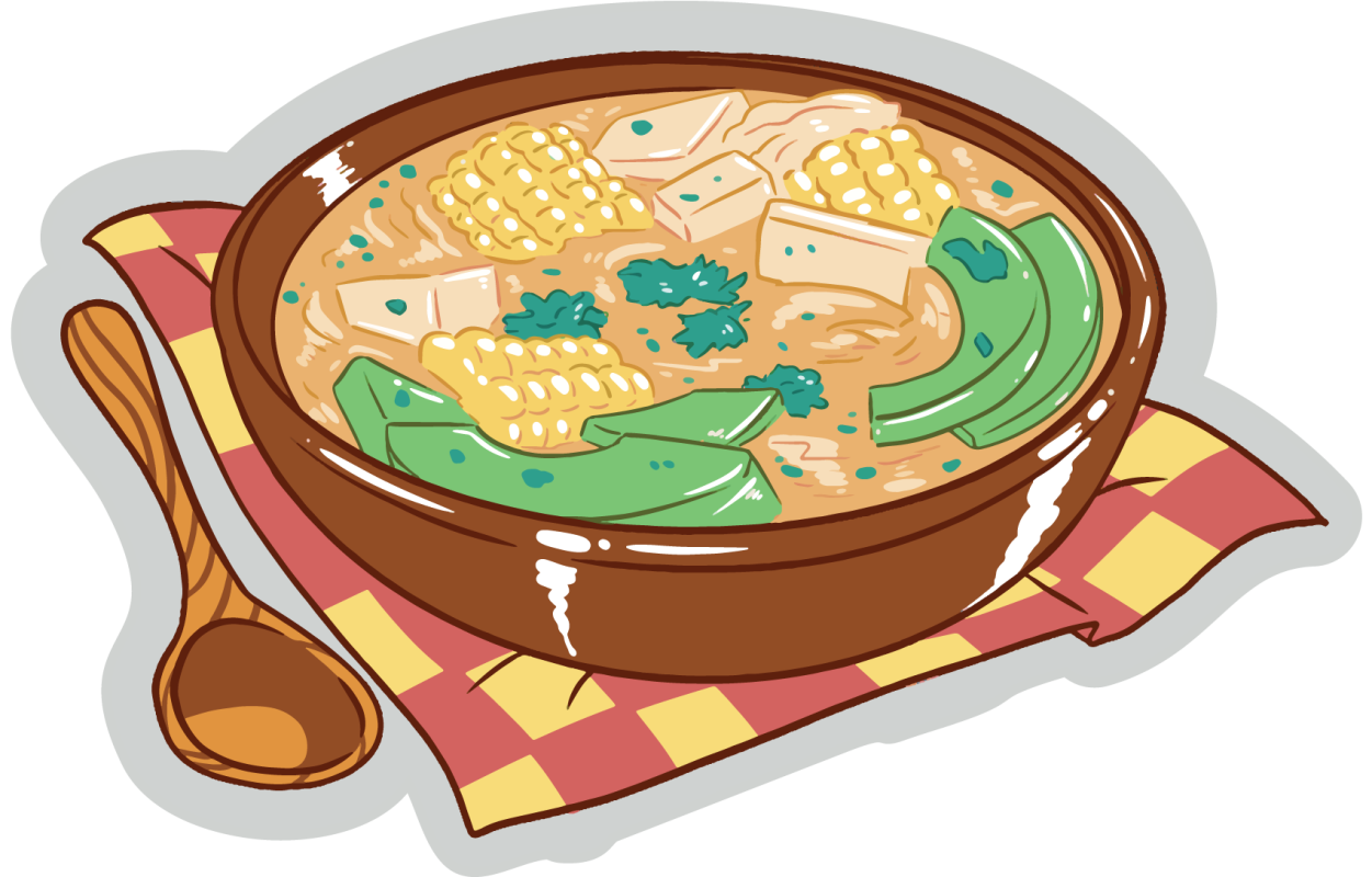 Traditional Colombian Food Sticker – VulgrCo