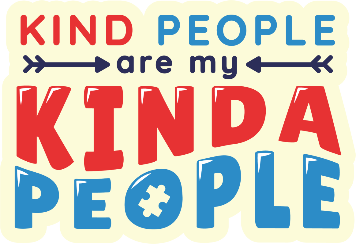 Kind People Autism Sticker – VulgrCo