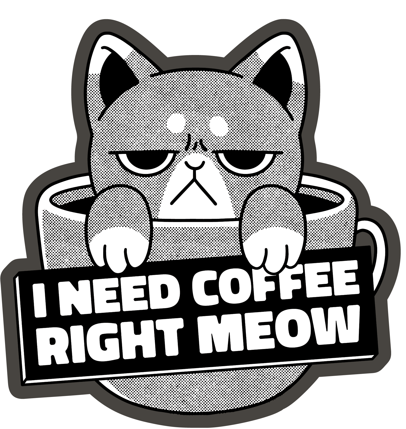 Must Have Coffee Stickers PNG