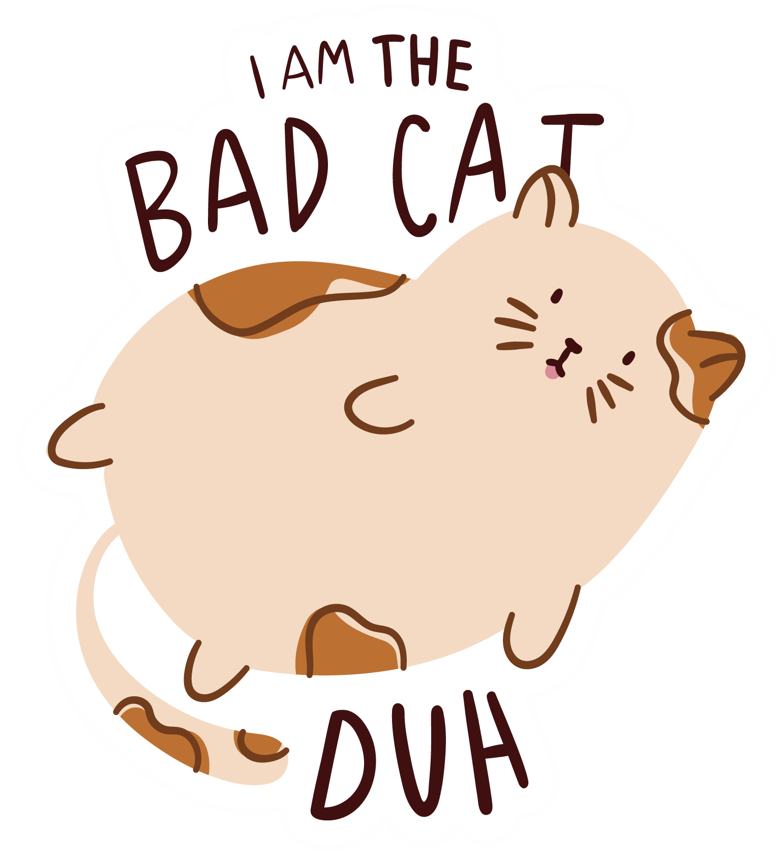 I am the bad cat Sticker – VulgrCo