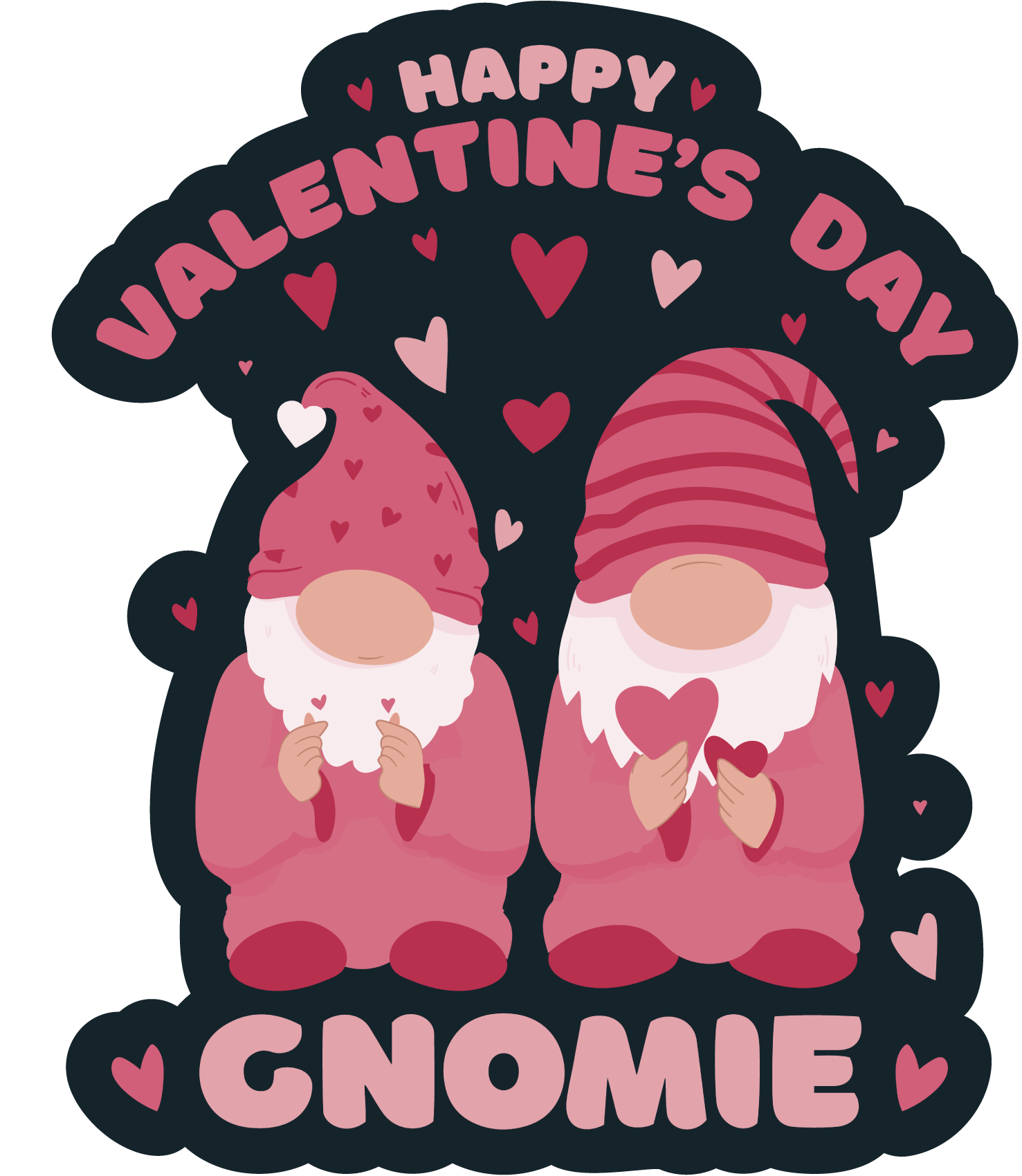 Valentine s Day Gnomes Sticker VulgrCo